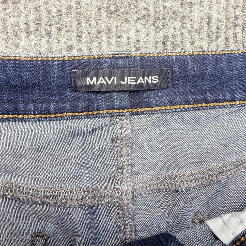 Mavi Zach Jeans Mens 34x32 Blue Medium Wash Straight Leg Stretch Denim Casual - Picture 3 of 13